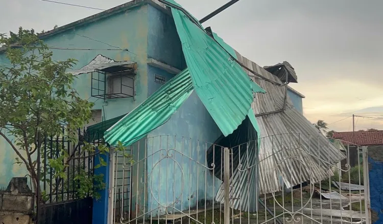 vientos huracanados viviendas tinaco