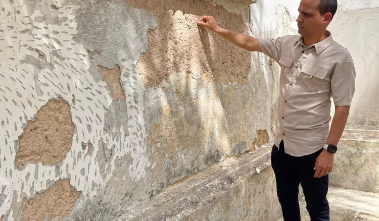 del concejal miguel sánchez labores ejecutan iglesia nuestra señora