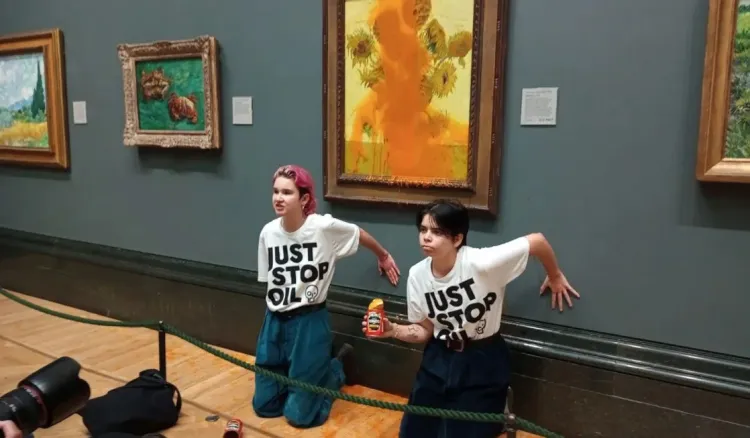 activistas sopa van gogh