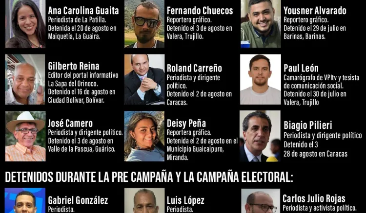 detenidos trabajadores prensa sindicato