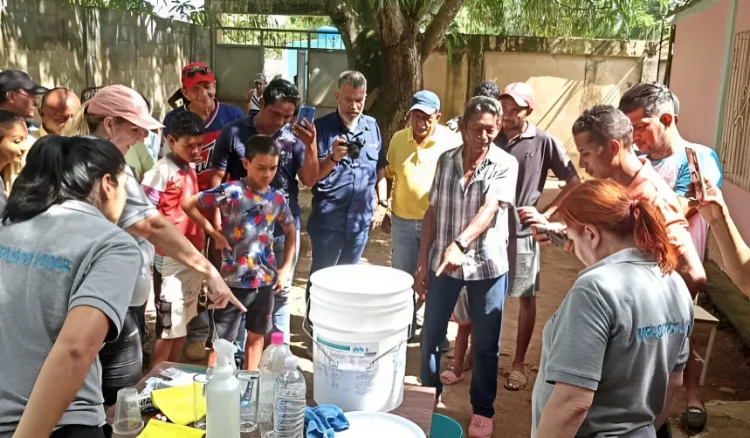 sobre agua segura